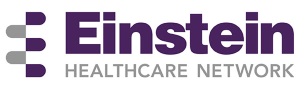 A logo of einstein healthcare